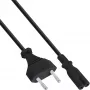 Cavo di alimentazione InLine, spina Euro / femmina Euro8, nero, 1,8 m