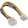 Cavo di alimentazione interno InLine connettore maschio 8 Pin / femmina 0,20 m