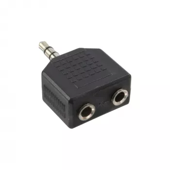 Adattatore audio InLine 3,5 mm maschio / 2x 3,5 mm femmina stereo