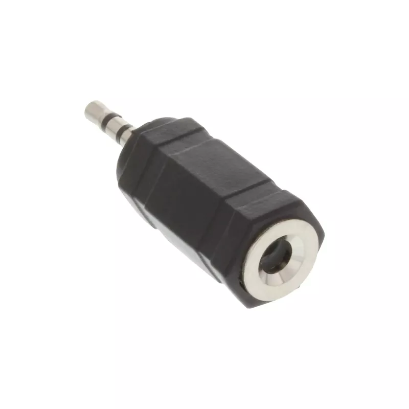 Adattatore audio InLine 2,5 mm maschio / 3,5 mm femmina stereo 99308