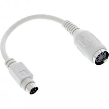 Cavo adattatore tastiera InLine 5 poli DIN femmina / PS/2 maschio ca. 10 cm