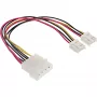 Cavo di alimentazione Y interno InLine 1x Molex 5,25