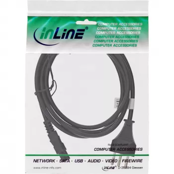 Cavo di alimentazione per notebook Svizzera InLine connettore femmina 3 pin 2 m
