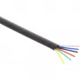 Cavo modulare InLine flat 6 conduttori nero 100 m anello