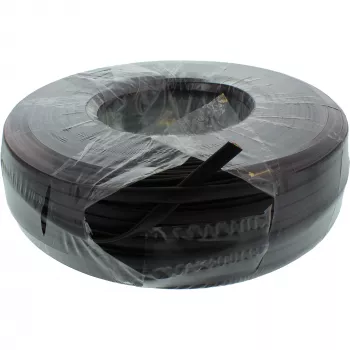 Cavo modulare InLine flat 6 conduttori nero 100 m anello