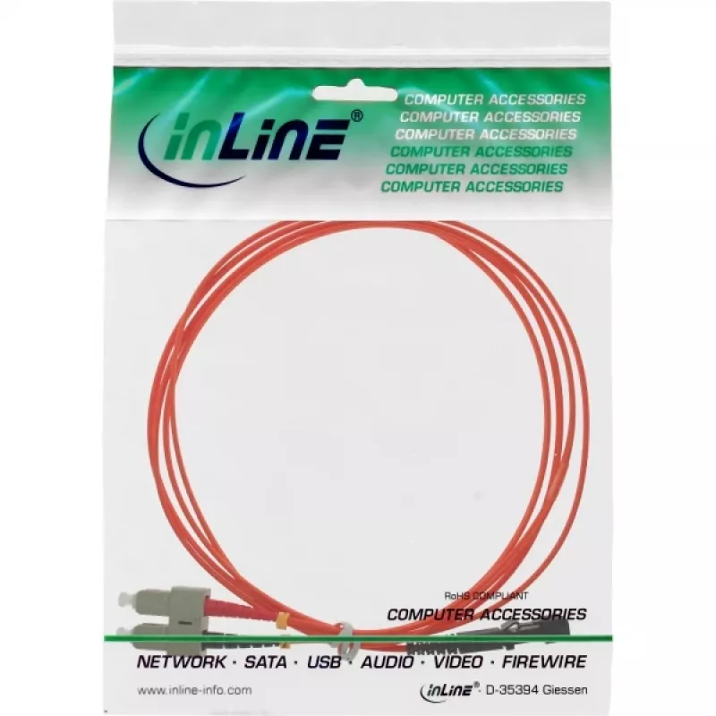 Cavo in fibra ottica duplex InLine MTRJ/SC 50/125µm OM2 3 m