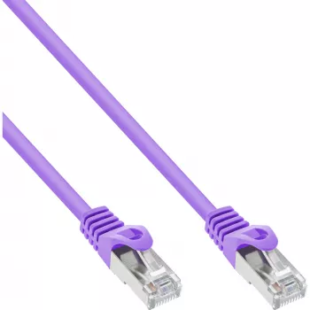 Cavo patch InLine SF/UTP Cat.5e viola 7,5 m