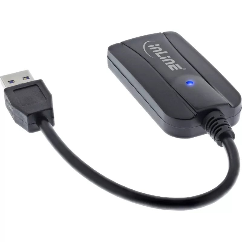 Lettore di schede InLine USB 3.1 USB-A, per SD/SDHC/SDXC, microSD, compatibile UHS-II