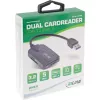 Lettore di schede InLine USB 3.1 USB-A, per SD/SDHC/SDXC, microSD, compatibile UHS-II
