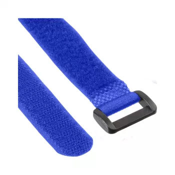 Fascette per cavi InLine con chiusura a velcro 20 x 400 mm 10 pz. blu