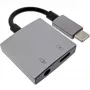 Cavo adattatore audio InLine USB-C, USB-C su jack 3,5 mm + PD 30 W