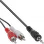 Cavo audio 2x connettore RCA / connettore stereo 3,5 mm 10 m InLine 89936