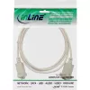 Cavo null modem InLine 9 poli femmina/femmina bloccato 2 m beige
