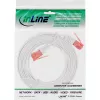 Cavo patch ultraslim piatto InLine U/UTP Cat.6 Gigabit bianco 3 m