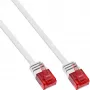 Cavo patch ultraslim piatto InLine U/UTP Cat.6 Gigabit bianco 10 m