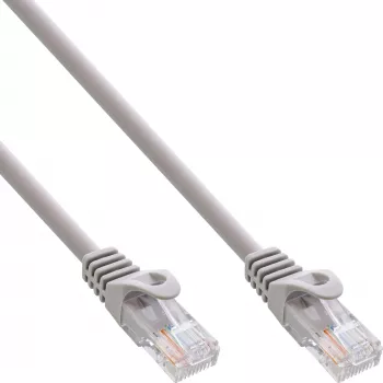 Cavo patch InLine U/UTP Cat.5e grigio 10 m