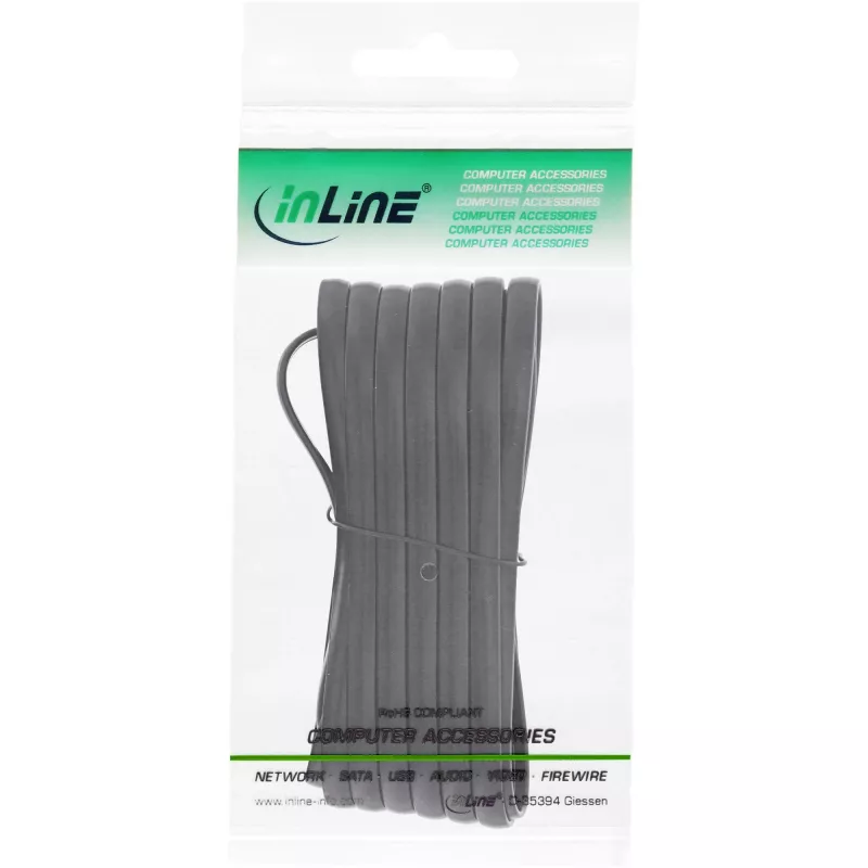 Cavo modulare InLine RJ12 6P6C connettore maschio / femmina 3 m