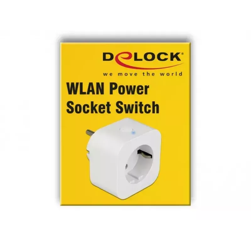 DeLOCK 11826 Presa smart WLAN (Tasmota, MQTT), bianco