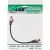 Cavo patch InLine S/FTP PiMF Cat.6 250MHz PVC CCA nero 0,25 m