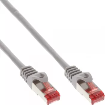 Cavo patch InLine S/FTP PiMF Cat.6 250MHz PVC CCA grigio 0,5m