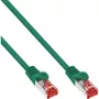 Cavo patch InLine S/FTP PiMF Cat.6 250MHz PVC CCA verde 7,5m