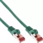 Cavo patch InLine S/FTP PiMF Cat.6 250MHz PVC CCA verde 2m