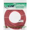 Cavo patch InLine S/FTP PiMF Cat.6 250MHz PVC CCA rosso 10m