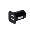 Caricabatterie da auto universale LogiLink PA0204, 2 x USB, 10,5 W, 2,1 A, indicatore LED, nero