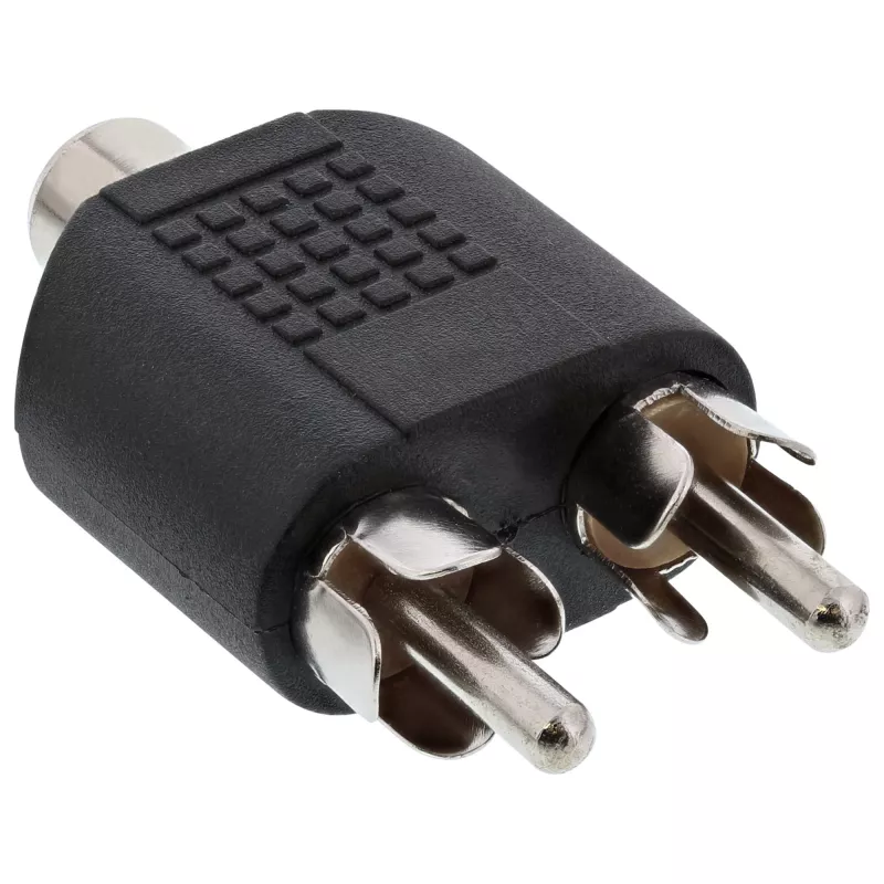 Adattatore audio connettore femmina RCA / 2x connettore maschio RCA InLine 99311