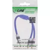 Cavo audio InLine Premium 2x RCA femmina / 3,5 mm maschio placcato oro 0,25 m