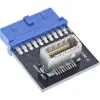 Adattatore interno InLine USB 3.0 su USB 3.1 front panel Key-B multicolore