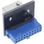 Adattatore interno InLine USB 3.0 su USB 3.1 front panel Key-A dritto