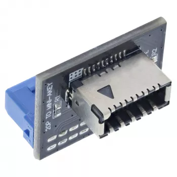 Adattatore interno InLine USB 3.0 su USB 3.1 front panel Key-A dritto