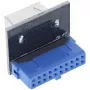 Adattatore interno InLine USB 3.0 su USB 3.1 front panel Key-B dritto