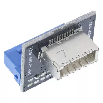 Adattatore interno InLine USB 3.0 su USB 3.1 front panel Key-B dritto