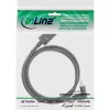 Cavo InLine DisplayPort 1.4, 8K4K, angolare, nero/oro, 5 m