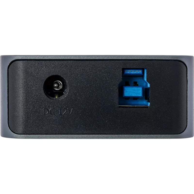Hub InLine USB 3.2 Gen.1, 7 porte, con interruttore, alluminio, grigio, con alimentatore