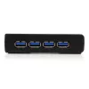 Hub StarTech.com 4 porte nero SuperSpeed USB 3.0, USB 3.2 Gen 1 (3.1 Gen 1) Type-A, 5000 Mbit/s, nero, Power, 5 V, 2 A