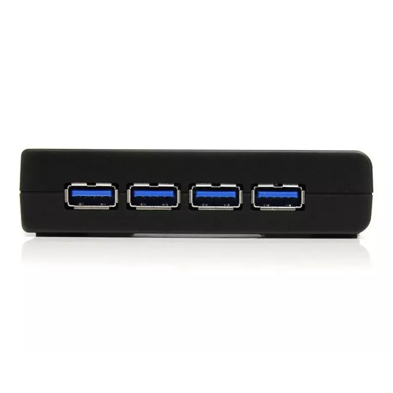 Hub StarTech.com 4 porte nero SuperSpeed USB 3.0, USB 3.2 Gen 1 (3.1 Gen 1) Type-A, 5000 Mbit/s, nero, Power, 5 V, 2 A