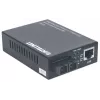 Convertitore di media Intellinet Gigabit Ethernet monomodale, da 10/100/1000Base-T a 1000Base-Lx (SC) monomodale, 20 km
