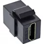 Modulo snap-in keystone HDMI InLine, 4K/60Hz, HDMI AF/AF nero