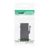 Modulo snap-in InLine USB 3.1, connettore femmina USB-A/connettore femmina, case nero