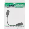Cavo adattatore InLine USB 3.2 Gen1 2x keystone, 2x connettore femmina keystone USB A, 0,2m