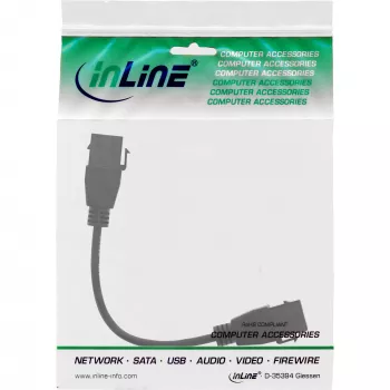 Cavo adattatore InLine USB 3.2 Gen1 2x keystone, 2x connettore femmina keystone USB A, 0,2m