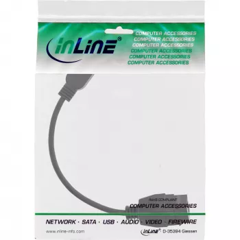 Cavo adattatore USB 3.2 Gen1 InLine 76206C 0,2 m USB A maschio a Keystone femmina