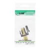Adattatore da incasso Keystone InLine, per cavo satellitare, 2x connettori F femmina, nero