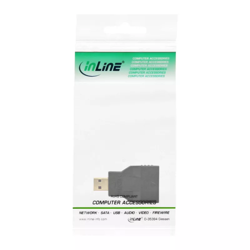 Adattatore HDMI InLine HDMI C femmina / HDMI D maschio 17690C