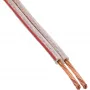 Cavo per altoparlanti InLine 2x 2,5mm² CCA trasparente 50m