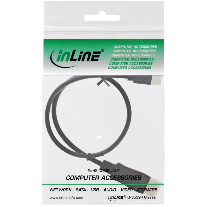 Cavo Mini DisplayPort a DisplayPort InLine 17133S 3m nero