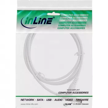 Cavo di prolunga DC InLine, connettore maschio/femmina DC 5,5x2,1mm, bianco, 1m